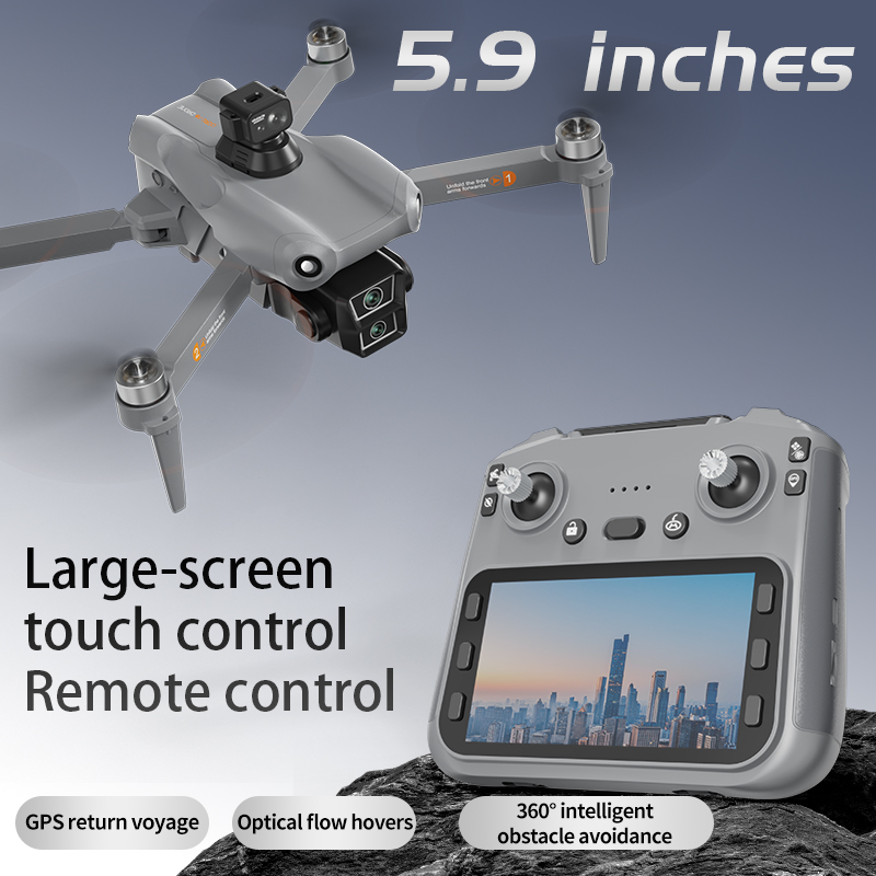 Fpv Brushless Rc Drone 4K - Dron Profesional L300 Pro GPS con