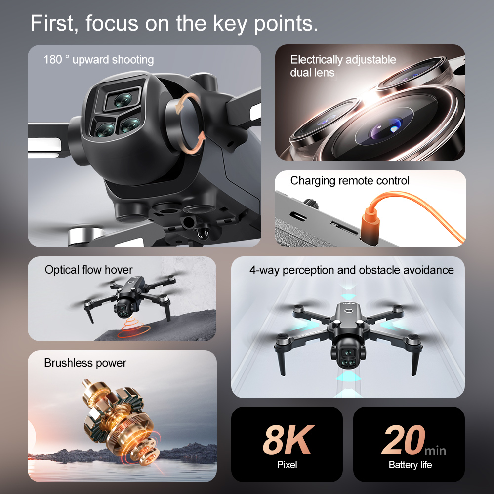 Dron Plegable Original V156MAX - Fpv Brushless Rc Drone 4K reseña y precio