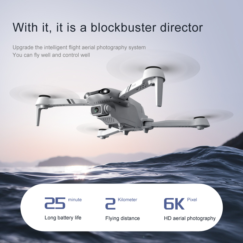 Helicópteros F10 RC regalo GPS - Fpv Brushless Rc Drone 4K reseña y precio